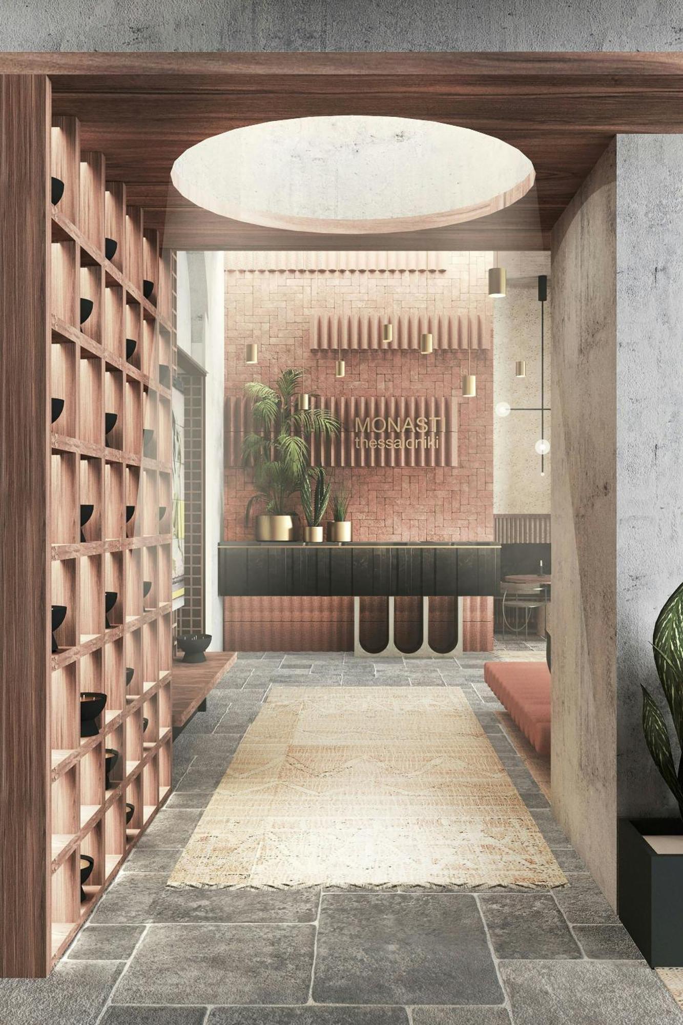 Monasty, Thessaloniki, Autograph Collection Hotel Buitenkant foto The lobby of the hotel